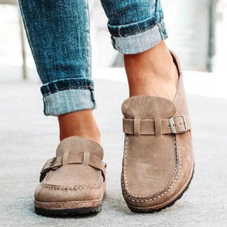 Round Toe Low Heel Buckle Loafers NEED TO GRAB BETTER PICS!