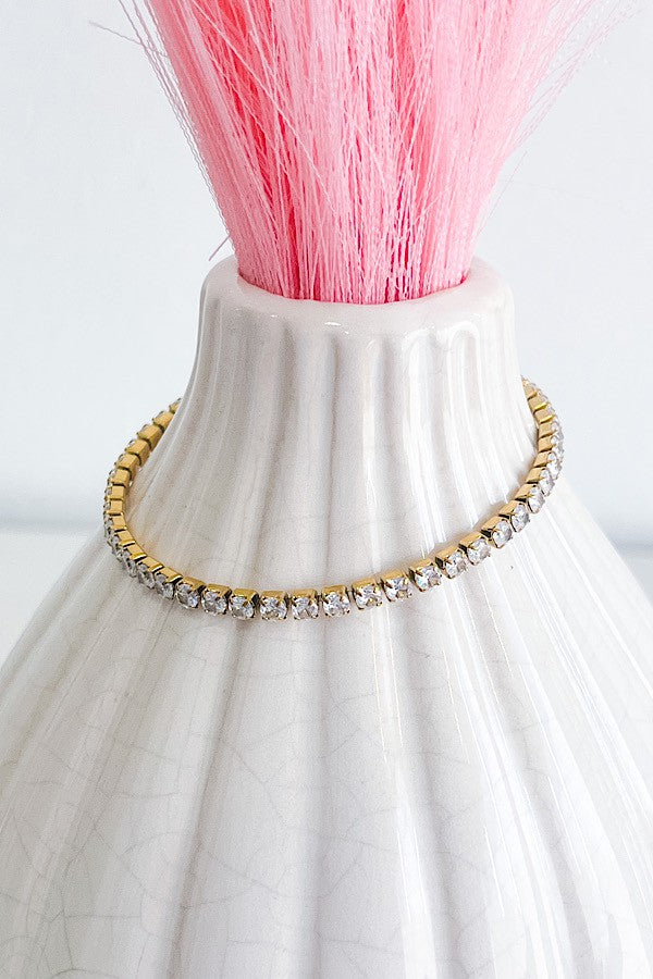 Gold Diamond Bling Bracelet