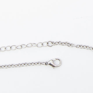 Kelley Wire Wrapped Square 18" Silver Pendant Necklace