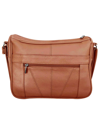 Crossbody Shoulder Bag with Front Organizer