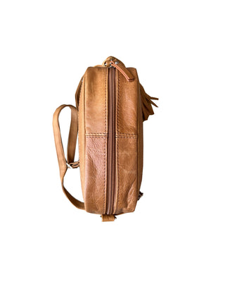 Patchwork Cowhide Leather Crossbody