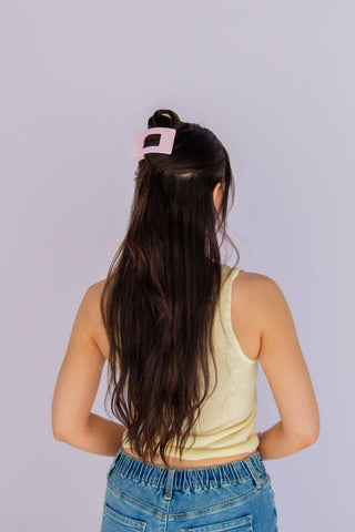 Rectangle Cutout Claw Clip