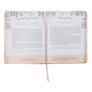 Devotional Walking In Grace Faux Leather