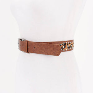 Classic Buckle Leather Belt