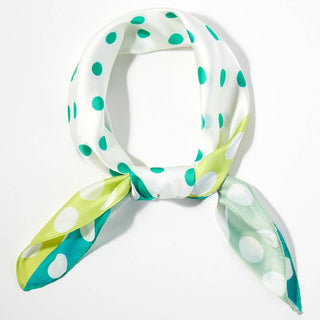 Polka Dot Pattern Square Bandana Scarf