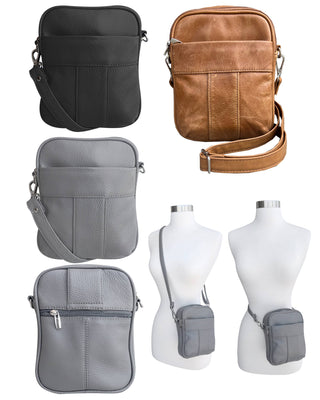 Convertible Cowhide Leather Crossbody