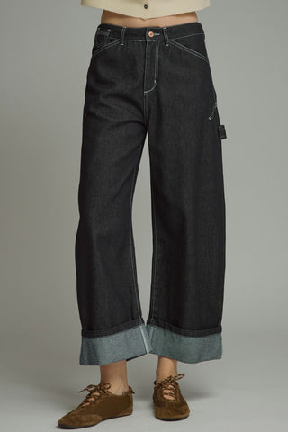 The Cuff Appeal Wide Leg Jeans