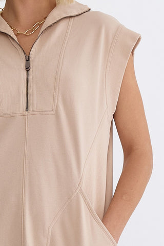The Casual Confidence Zip Dress