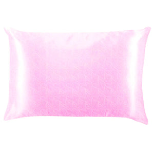 Lemon Lavender Solid Silky Satin Pillow