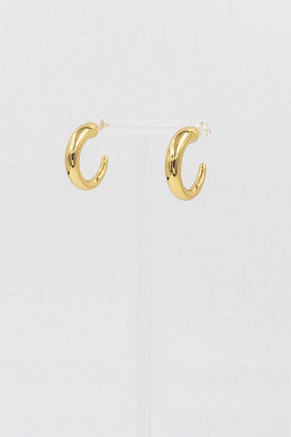 Simply Golden Hoop Earrings -