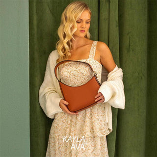 Charlotte Buckle Handle Shoulder Bag in Urban Vibe in Burgundy