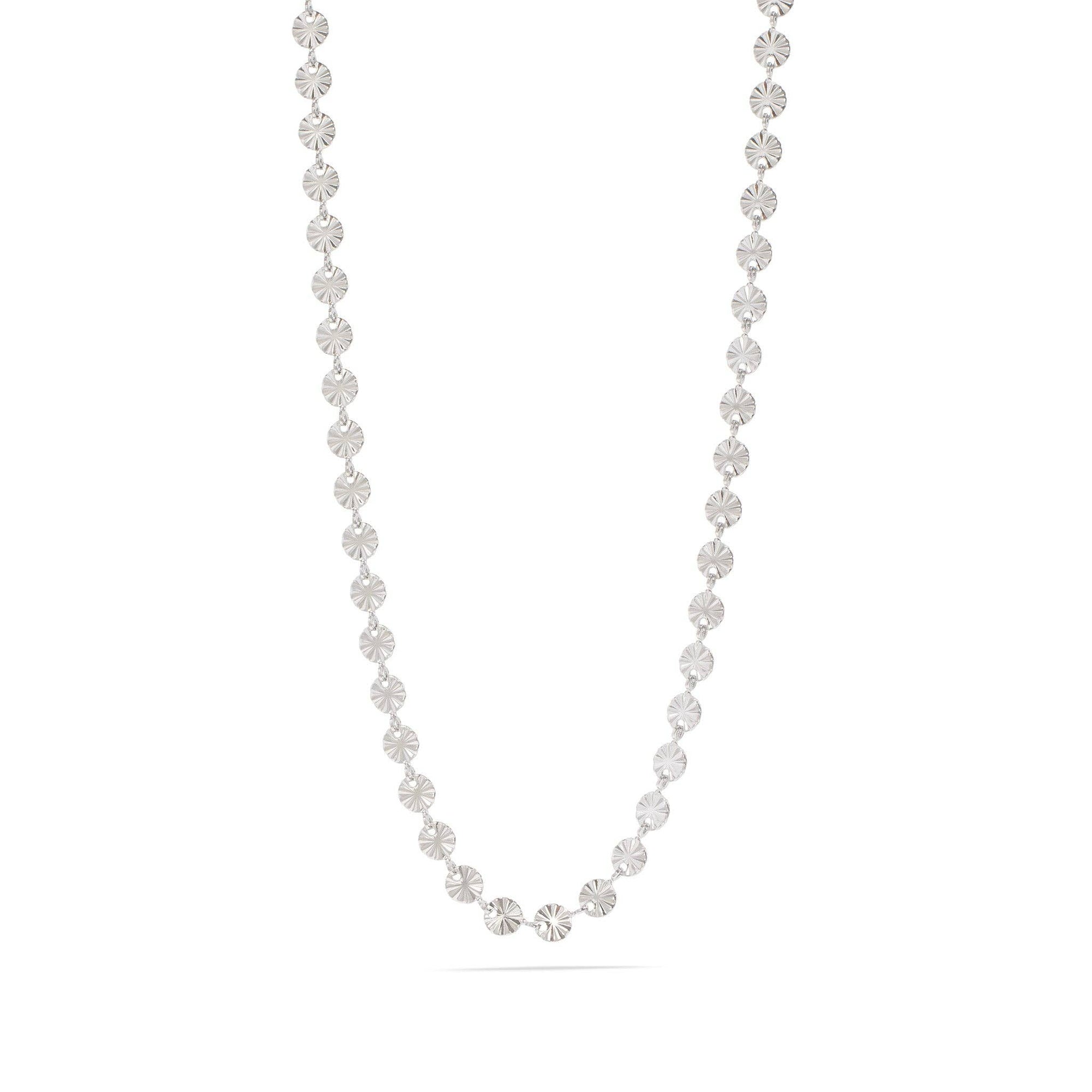 Sunburst Chain Necklace - 18K Gold PVD Stainless Steel