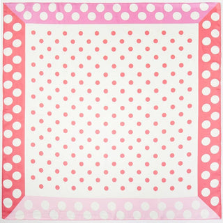 Polka Dot Pattern Square Bandana Scarf