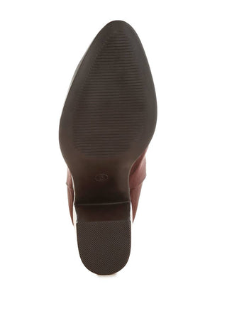 Eiger Women’s Block Heel Boots | Chic Almond Toe Boots
