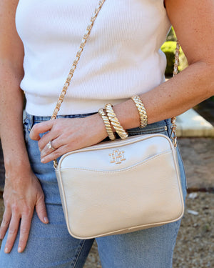Fiona Crossbody in Pearl