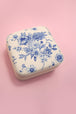 Blue Flower / Off White