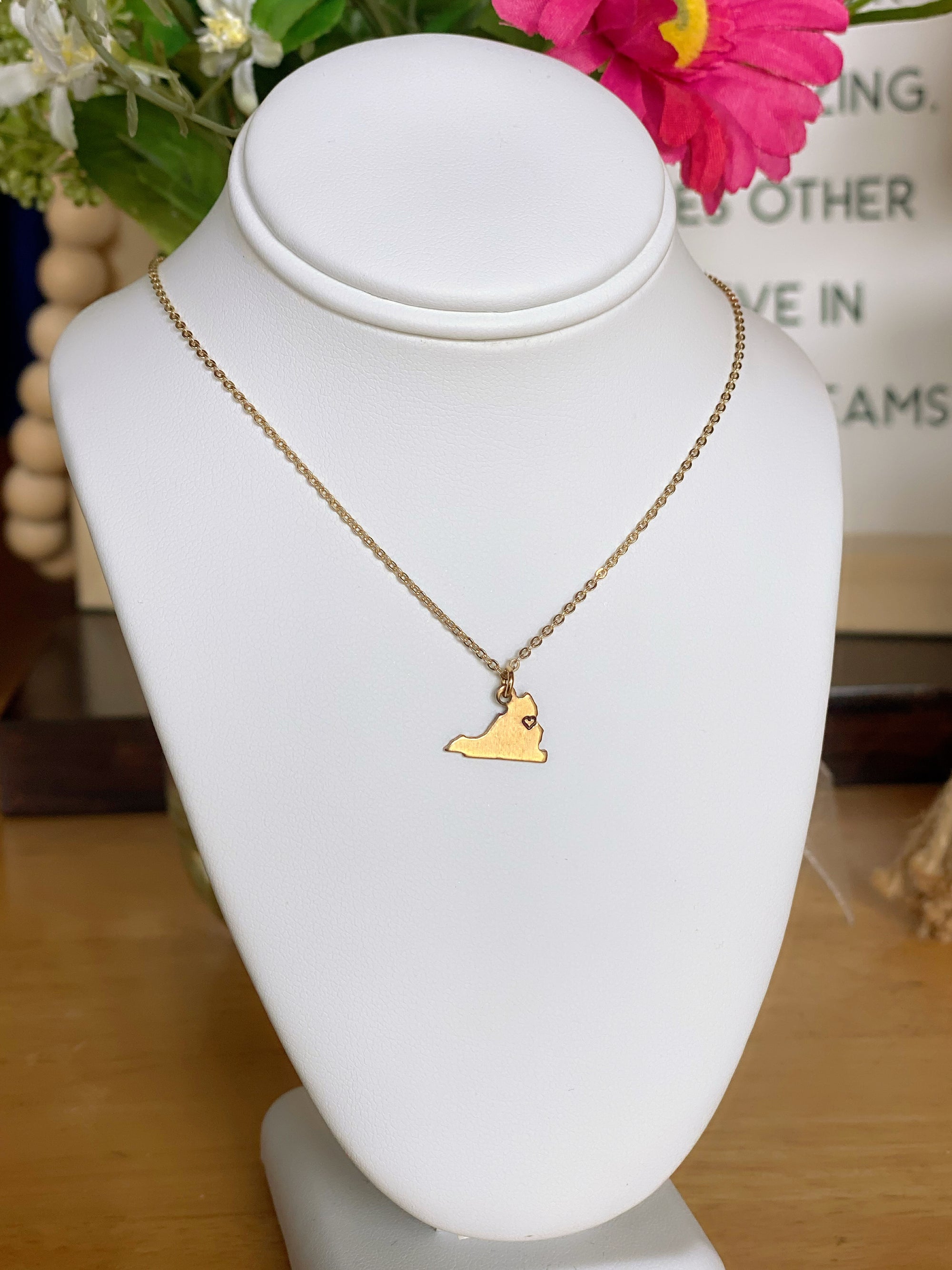 Love for the Northern Neck State Necklace