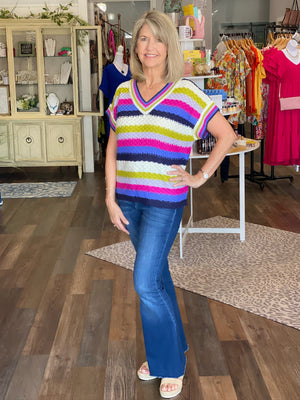 Julia Short Sleeve Sweater