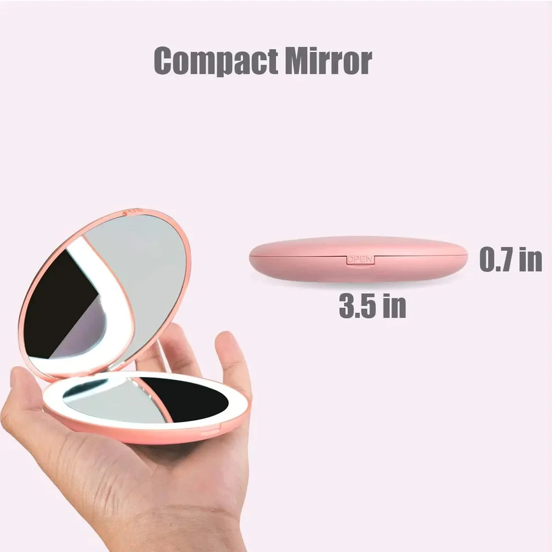 LED Compact Mirror