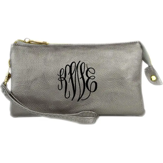 Monogrammable Three Compartments Crossbody Bag