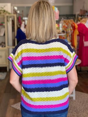 Julia Short Sleeve Sweater