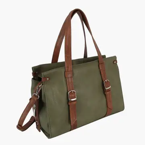 Lori Two Tone Satchel Tote