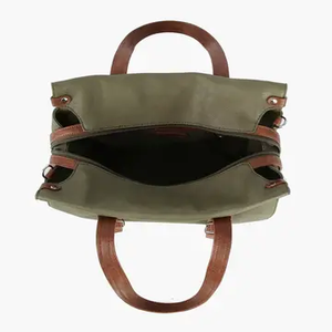 Lori Two Tone Satchel Tote
