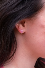 Hand Drawn Heart Studs