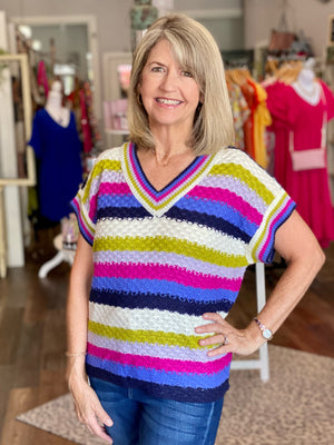 Julia Short Sleeve Sweater