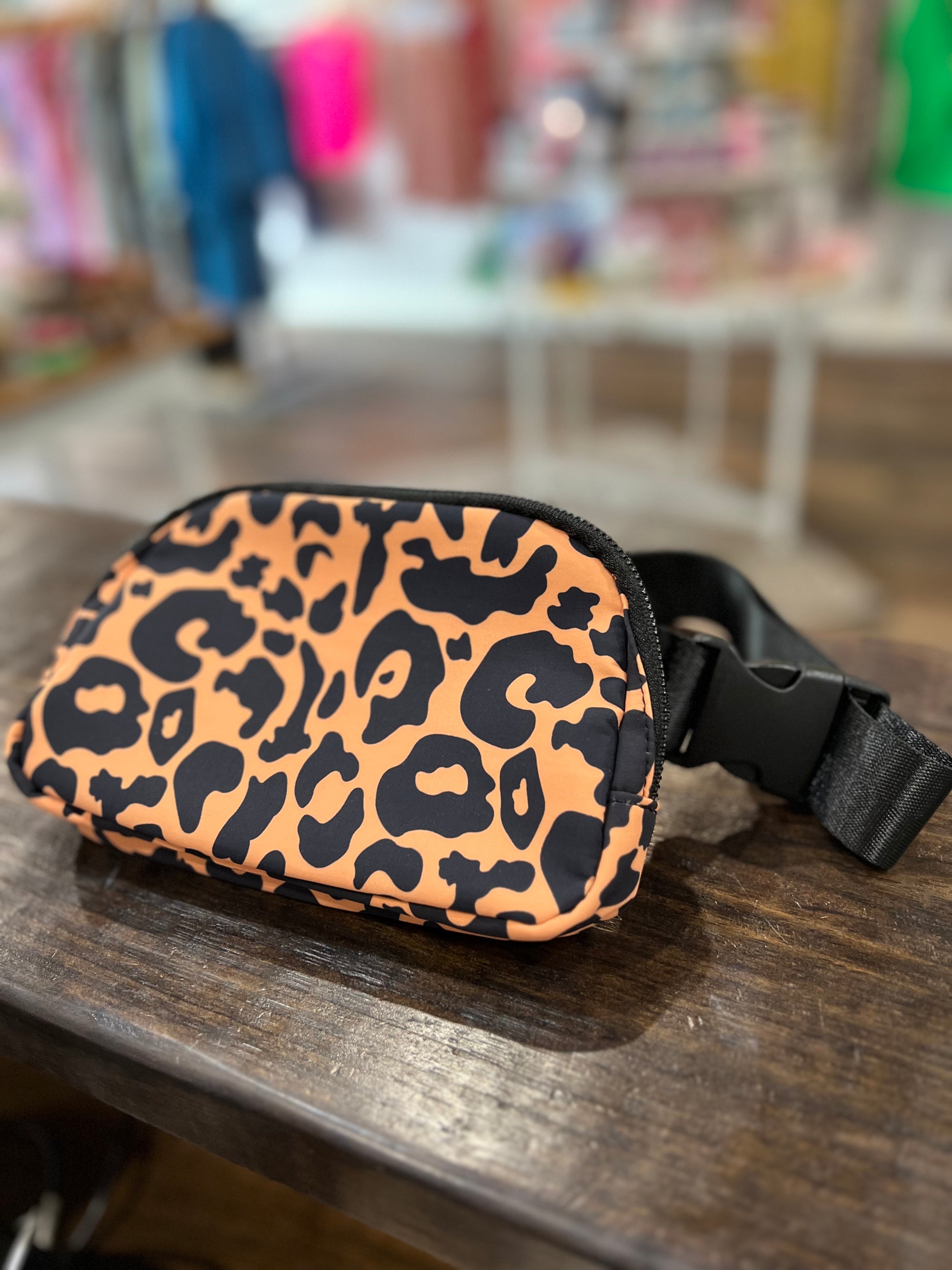 Cheetah Shoulder Sling Belt Bag