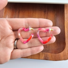 Mini Heart Hoops