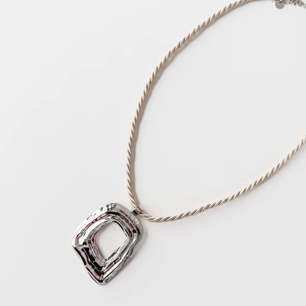Irregular Square Statement Necklace—Waterproof