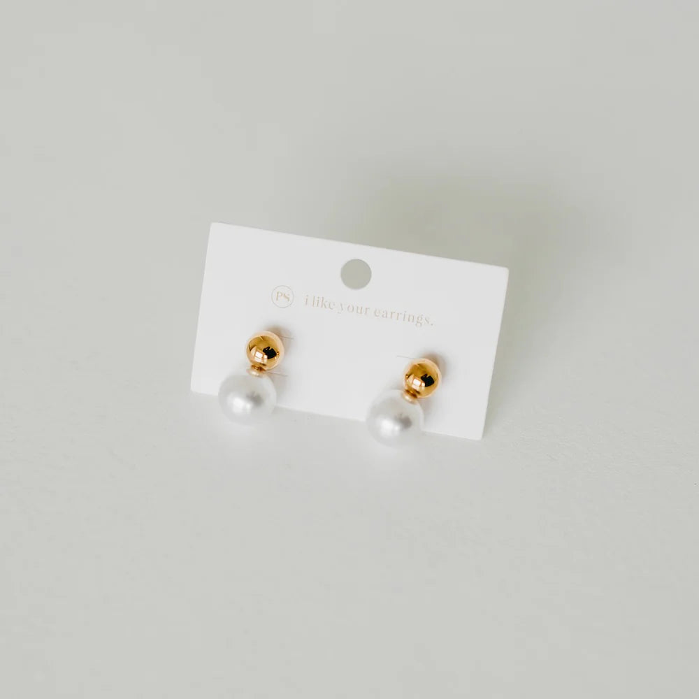Kelly Pearl Drop Earring - Waterproof