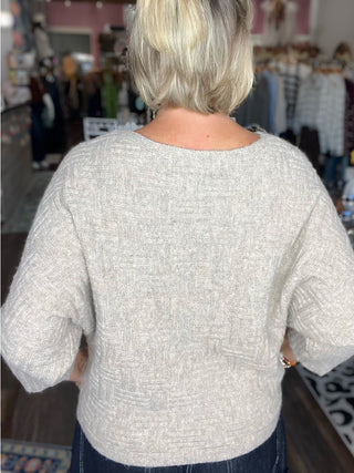 Relaxed Textured Pullover