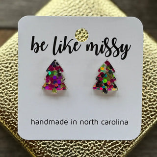 Christmas Tree Stud Earrings