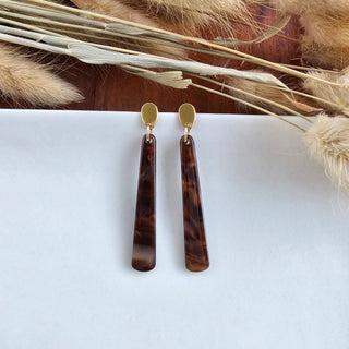 Blair Earrings - Chai Tea