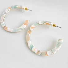 Camy Hoops / Acrylic Hoop Earrings