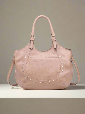 sand colored handbag