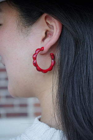 Scartlet Hoops