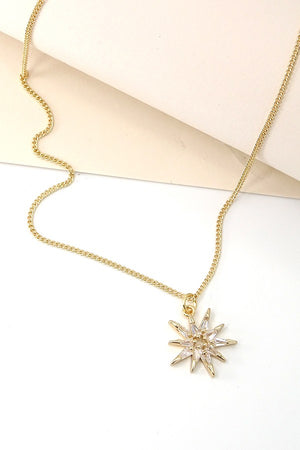Starburst Pendant Necklace