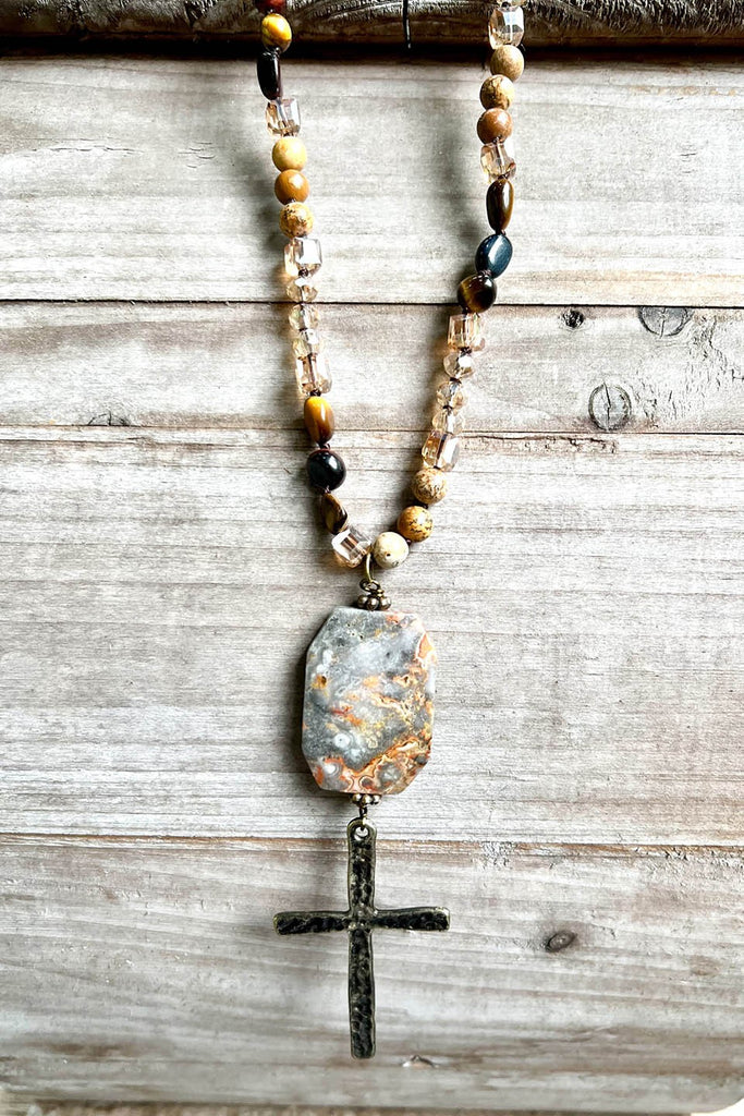 Stephanie Cross Necklace