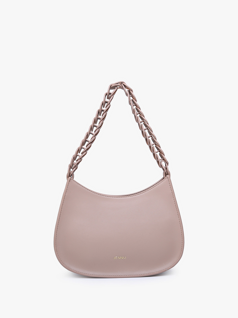 Petra Curved Chain Shoulder Bag