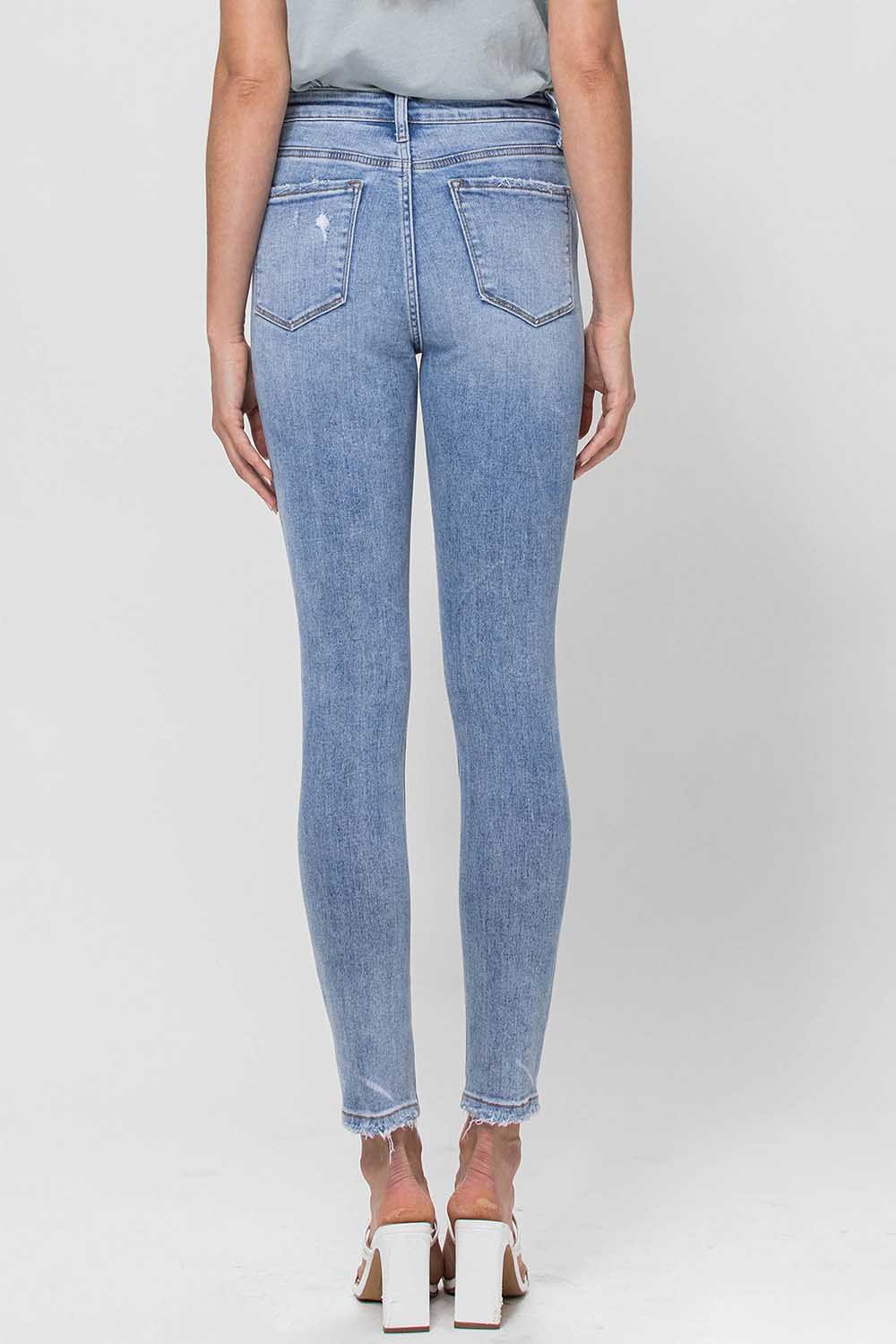 90s High Rise Skinny Jeans in Light Wash
