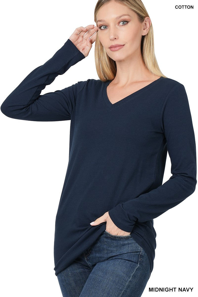 Long Sleeve Layering Tee ~ Midnight