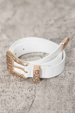 Western Designed Leather Belt