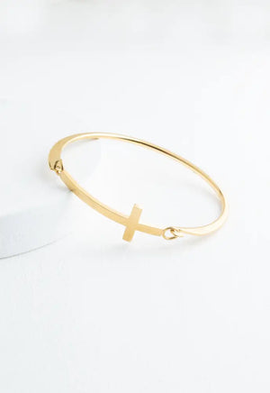 Faithfully Yours Cross Bracelet