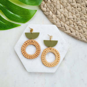 Diy 2025 rattan earrings