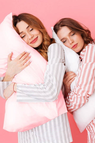 Lemon Lavender Solid Silky Satin Pillow