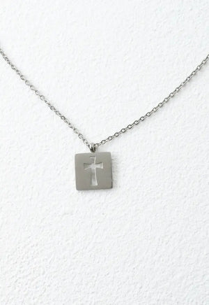 Axis Cross Necklace