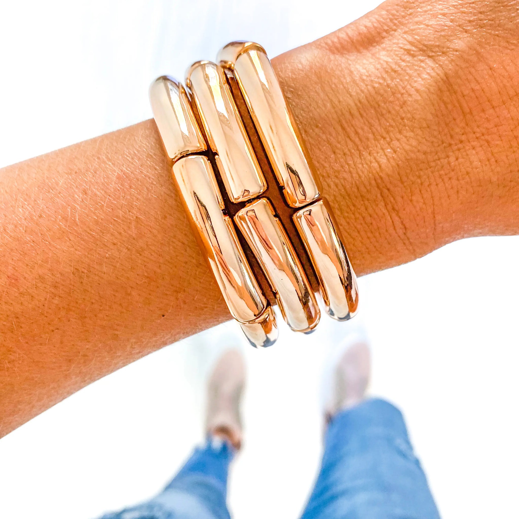 Tube Bamboo Bracelet - Angie\'s Strength & Style Boutique